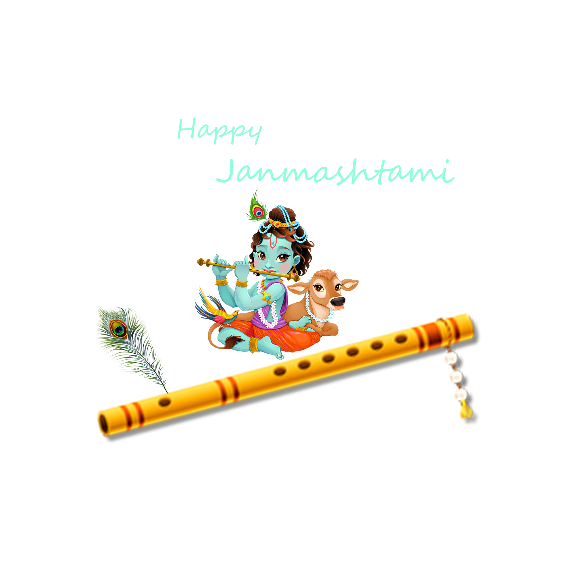 Happy Janmashtami PNG